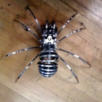 Flat Pack Spider Milled from Aluminum Plate