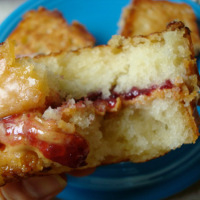 How-To: Fried Peanut Butter & Jelly Poundcake Sandwich