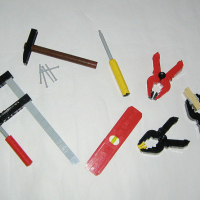 Lego Carpentry Tools