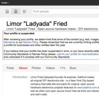 UPDATE: Google Kills Profile of Female Engineer on Google+ Adafruit’s Limor “Ladyada” Fried