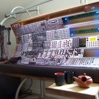 Gigantic modular synth enclosure