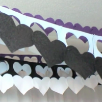 Felt Heart Wedding Banners – Corinne’s Craft Closet