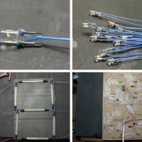 Jumbo 7-Segment Display from Glue Sticks, LEDs