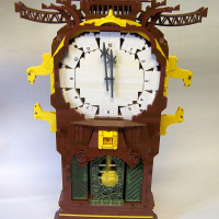 Steampunk Lego Clock Model