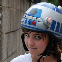 R2D2 Motorcycle Helmet