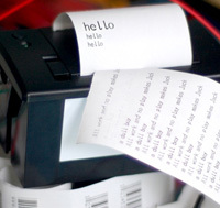 Controlling a Thermal Printer with an Arduino