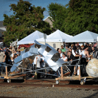 Most Spectacular Failure Award at Handcar Regatta