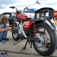 Vegetable-Oil-Powered Motorcycle Interview