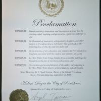 Mayor Angel Taveras declares September 10 Makers’ Day in Providence, RI