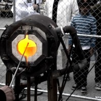 Glass Blowing Demonstrations by The Crucible