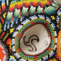 Colorful Beaded Skulls