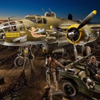 Light Painting a B-25 Bomber