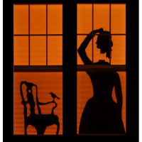 How To: Haunted House Silhouettes