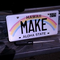 Hawaiian MAKE License Plates