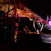 Interactive Robot Animal Speaks: Electric Giraffe