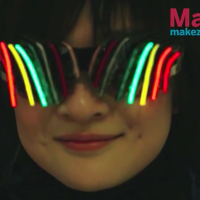 Light up your Eyes with Rainbow EL-Wire Glasses