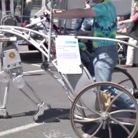 Anatomical Bipedal Robot: Solar Electric Robot Chariot