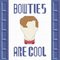 Free Eleventh Doctor “Bow Ties Are Cool” Cross-Stitch Pattern