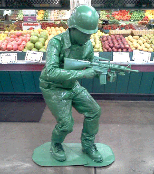 Rad Green Army Man Costume