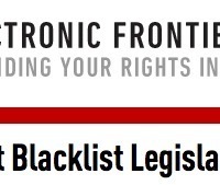 Stop Internet Blacklist Legislation