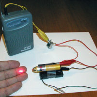 Laser Voice Transmitter and Receiver