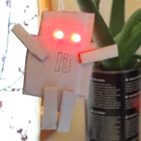 Quick LED Robot Ornament – Becky’s Workshop