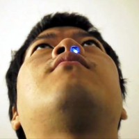 Draft-Sensing Noselight Glows When You Breathe