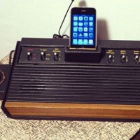 iPhone Speaker Dock from Atari 2600