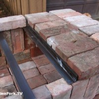 Knock Down Pizza Oven From Bricks, Scrap Iron