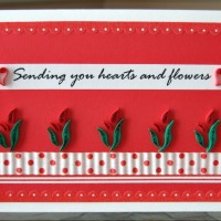 Project: Quilled Hearts & Flowers Valentine
