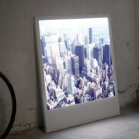 Lightboxes Shaped Like Polaroid Prints