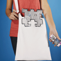 Space Invaders Tote Bag from Fashioning Technology