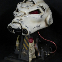 Space Marine Helm Started as Paper Model