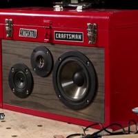 Boombox in a Toolbox