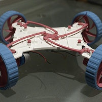 Robot With Four-Wheel Steering