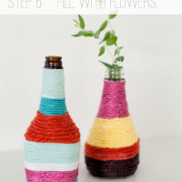 How-To: Yarn-Wrapped Bottles