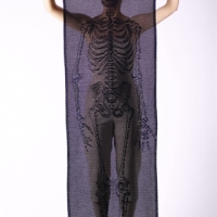 Crocheted Skeleton Scarf