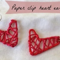 How-To: Paperclip Heart Earrings