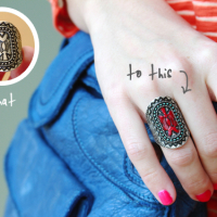 How-To: Nail Polish Ring Refashion