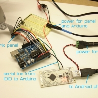 Displaying Phone Video on an RGB LED Matrix