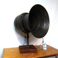 WWII Air Raid Siren Speaker Conversion