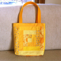 How-To: Log Cabin Block Tote Bags