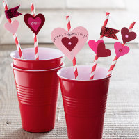 Valentine’s Day Drinking Straws