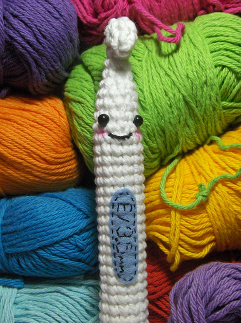 Pattern: Amigurumi Crochet Hook