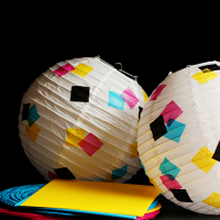 CMYK Paper Lanterns