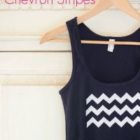 How-To: Appliqued Chevron Stripes