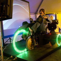 Alt.SXSW: Tron Light Cycles Realized