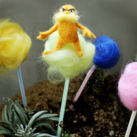 Needle Felted Lorax