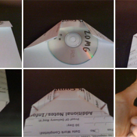 Origami CD Case