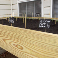How-To: Recycled Door Raised Bed Garden
